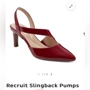 Red patent easy spirit heels